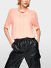 Troyer-Blusenshirt mit Feinripp