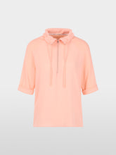 Lade das Bild in den Galerie-Viewer, Troyer-Blusenshirt mit Feinripp