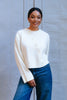 Strickcardigan aus Wolle – Off White