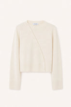 Lade das Bild in den Galerie-Viewer, Strickcardigan aus Wolle – Off White