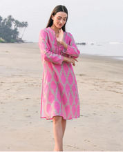 Lade das Bild in den Galerie-Viewer, Saphir-Kaftan, kurz
