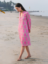 Lade das Bild in den Galerie-Viewer, Saphir-Kaftan, kurz
