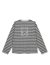 Lade das Bild in den Galerie-Viewer, Longsleeve Cropped Stripes KARO KAUER
