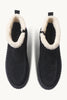 Wildlederstiefel mit Shearling