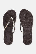 Lade das Bild in den Galerie-Viewer, Flip Flops With Print - Brown Panthera Print