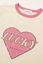 Lade das Bild in den Galerie-Viewer, Regular T-Shirt Lucky Heart Off White