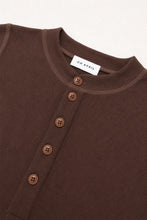 Lade das Bild in den Galerie-Viewer, Maris Slim Fit Longsleeve Dark Brown
