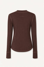 Lade das Bild in den Galerie-Viewer, Maris Slim Fit Longsleeve Dark Brown