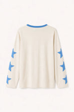 Lade das Bild in den Galerie-Viewer, Venetia Longsleeve Stars Off White