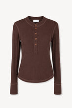 Lade das Bild in den Galerie-Viewer, Maris Slim Fit Longsleeve Dark Brown