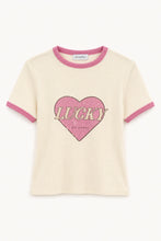 Lade das Bild in den Galerie-Viewer, Regular T-Shirt Lucky Heart Off White