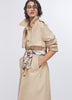 Langer Trenchcoat mit Tuch Liu Jo