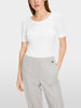 Rundhals-Shirt halbarm in 2 Farben