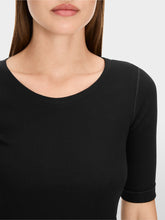 Lade das Bild in den Galerie-Viewer, Rundhals-Shirt halbarm in 2 Farben
