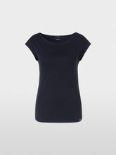 Lade das Bild in den Galerie-Viewer, Basic-Shirt mit weitem Ausschnitt in 3 Farben