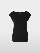 Lade das Bild in den Galerie-Viewer, Basic-Shirt mit weitem Ausschnitt
