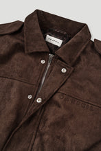 Lade das Bild in den Galerie-Viewer, Katie Vegan Suede Leather Jacket Truffle
