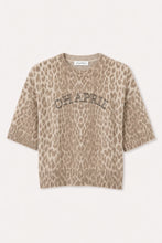 Lade das Bild in den Galerie-Viewer, Boxy Strick Shirt mit Kaschmir – Leo Beige