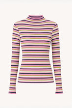 Lade das Bild in den Galerie-Viewer, Gestreiftes Slim Fit Longsleeve – Pink Stripe