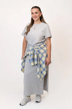 Lade das Bild in den Galerie-Viewer, Juli Maxi T-Shirt Dress Grey Melange