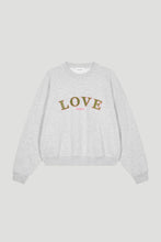 Lade das Bild in den Galerie-Viewer, Regular Sweater Love Grey Melange
