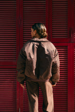 Lade das Bild in den Galerie-Viewer, Bomberjacke mit abnehmbarem Faux-Fur-Kragen – Dark Brown