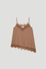 Tami Satin Top Almond Mist