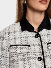 Lade das Bild in den Galerie-Viewer, Jacquard-Jacke mit Kontrastdetails

