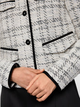 Lade das Bild in den Galerie-Viewer, Jacquard-Jacke mit Kontrastdetails
