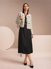 Lade das Bild in den Galerie-Viewer, Jacquard-Jacke mit Kontrastdetails
