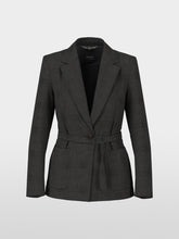 Lade das Bild in den Galerie-Viewer, Blazer mit Bindegürtel
