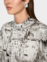 Lade das Bild in den Galerie-Viewer, Bluse mit CITY-Print
