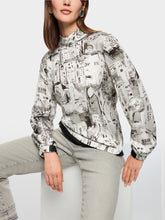 Lade das Bild in den Galerie-Viewer, Bluse mit CITY-Print
