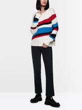 Lade das Bild in den Galerie-Viewer, Strickpullover im Colour-Blocking-Look
