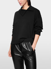 Lade das Bild in den Galerie-Viewer, Sweatshirt mit asymmetrischem Kragen