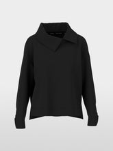 Lade das Bild in den Galerie-Viewer, Sweatshirt mit asymmetrischem Kragen