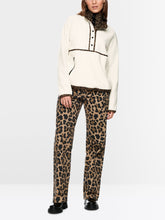 Lade das Bild in den Galerie-Viewer, Fleece-Pullover mit Leo-Details