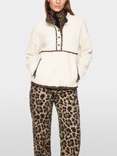 Lade das Bild in den Galerie-Viewer, Fleece-Pullover mit Leo-Details