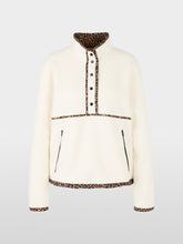 Lade das Bild in den Galerie-Viewer, Fleece-Pullover mit Leo-Details