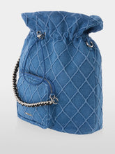 Lade das Bild in den Galerie-Viewer, Beuteltasche aus Jeansstoff
