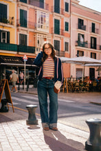 Lade das Bild in den Galerie-Viewer, Gestreiftes Slim Fit Longsleeve – Pink Stripe