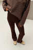 Tia Bootcut Leggings Dark Brown