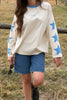 Venetia Longsleeve Stars Off White