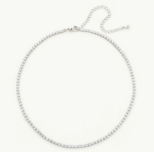 Lade das Bild in den Galerie-Viewer, Kette mit Zirkon in gold &amp; silber
